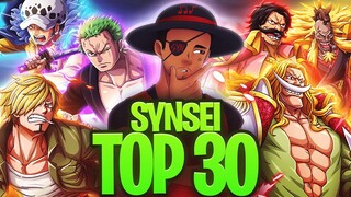 My Top 30 Strongest Characters In One Piece