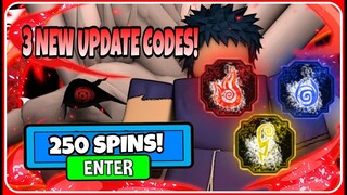 SHINDO LIFE 3 *NEW* CODE (250 SPINS) SHINDO LIFE CODES ROBLOX!