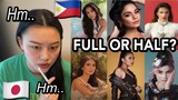 Japanese Guess Filipina Celebritis | Full or half Filipino?