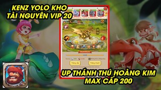Bộ Lạc H5 - XẢ HẾT ALL RƯƠNG TÀI NGUYÊN TĂNG THÁNH THÚ HOÀNG KIM MAX CẤP 200 SIÊU ĐÃ