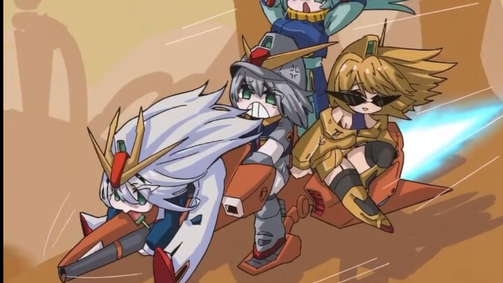 Gundam Squad, charge!!!