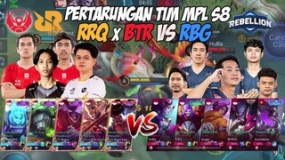 DUEL MPL S8!! RRQ x BTR VS RBG (REBELLION GENFLIX) - MLBB