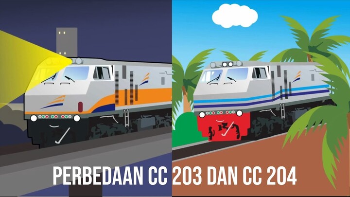 Perbedaan Lokomotif CC 203 dan CC 204