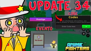 UPDATE 34 ANIME FIGHTERS SIMULATOR CODES ROBLOX *NUEVO CODIGO* EVENT HUB