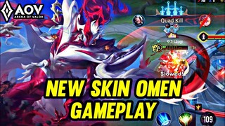 AOV : NEW SKIN OMEN GAMEPLAY - ARENA OF VALOR LIÊNQUÂNMOBILE ROV