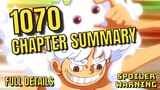 (FULL CHAPTER SUMMARY) One Piece Chapter 1070 Spoilers