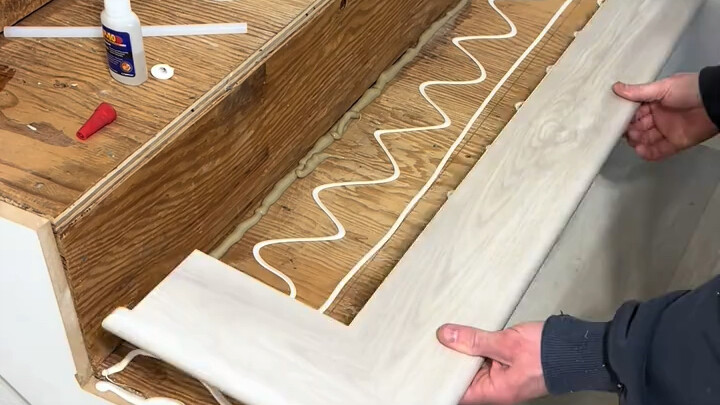 Stair Tread Renovation Construction