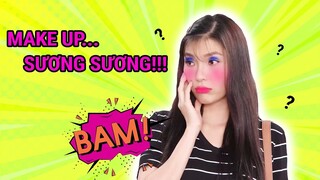 Gia đình là số 1 Phần 2 | Thúy Diễm bắt chước Mulan Lưu Diệc Phi make up ''sương sương''