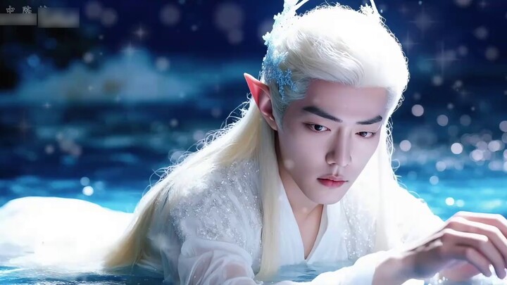 (AI production) The beautiful love story between the mermaid prince and the dragon prince