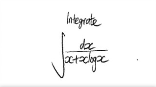 Integrate ∫1/(x+xlog(x)) dx
