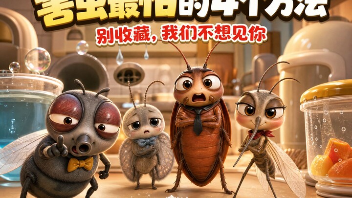 Pests held an emergency meeting overnight: Don’t you dare copy these 4 tricks 😭