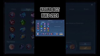 Kagura Best Build 2024 #shorts #mlbb