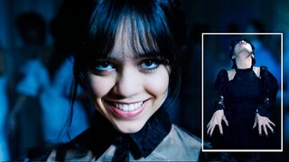 Wednesday Full Dance Scene Jenna Ortega VS Cosplays - The Cramps Goo Goo Muck #wednesday