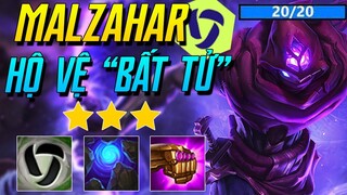 (ĐTCL) MALZAHAR HỘ VỆ 3 SAO TẠO GIÁP LIÊN TỤC "BẤT TỬ" VỚI ĐỘT BIẾN GIẢM MANA CHẤP CẢ URGOT 3!