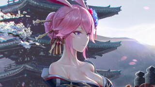 【ขั้นตอนการวาดภาพ】【Honkai Impact 3rd】ไปชมซากุระกันเถอะ หัวหน้า