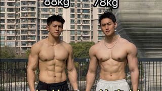 相差10kg的身材，直接上秤！