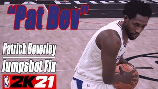 Patrick Beverley Jumpshot Fix NBA2K21 with Side-by-Side Comparison