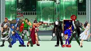 KOF MUGEN: RESIDENT EVIL TEAM VS TERROR TEAM!!!