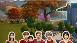 [The Sims 4 Quick Build] 32 kisi memeras ruang mini pamungkas untuk keluarga beranggotakan enam oran