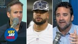 Jeff Saturday tells Kellerman that the Cowboys have learned a lot with Cooper Rush, but Dak is QB1