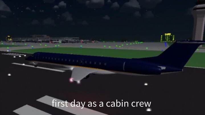 first day as a cabin crew