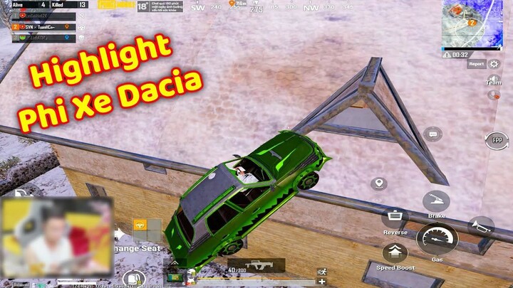 PUBG Mobile _ Pha Tạo Highlight Bằng Xe Đi Thẳng Vào Nade Của Địch