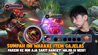 WARAXE ITEM YANG WAJIB DI NERF!! PAKE KE MM UDAH EFFECTNYA 50% MASI TETEP AJA BAGUS!!