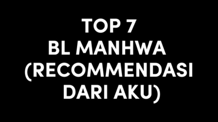 MANHWA BL RECOMMENDASI DARI AKU