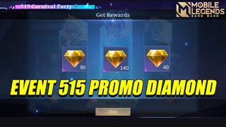 EVENT 515 M-WORLD PROMO DIAMOND  MLBB 2022!! BELI SKIN EPIC HANYA 1 DIAMOND!! - MOBILE LEGENDS