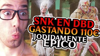 💥 ME GASTO 110 EUROS COMPRANDO SKINS DE SHINGEKI NO KYOJIN EN DEAD BY DAYLIGHT 💥