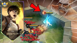 FINALLY!! NEW SKIN YIN EREN YEAGER ATTACK ON TITAN SKIN!!😱