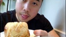 ASMR EATING SOUNDS - DUTCH APPLE DUMPLING AND WHITE CHOCOLATE MILK