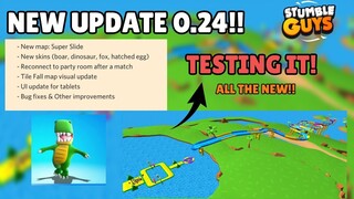 New Update 0.24 Stumble Guys | All the New