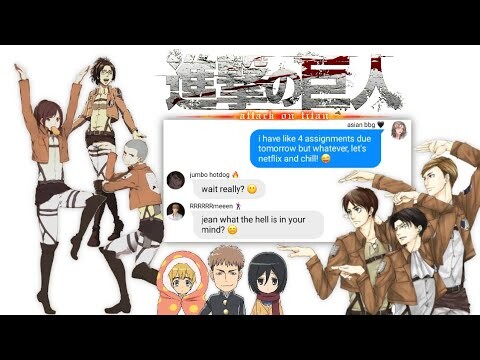 survey corps bestie swap pt. 3 | new trios = NEW CHAOS (highschool au) [aot]