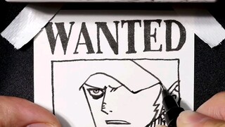 [One Piece]Challenge the 45-second painting Luo bounty portrait