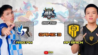 AP BREN vs RSG PH GAME 3 MPL PH SEASON 13