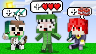 Minecraft Bedwars Nhưng Ngẫu Nhiên Nhận 1 Món Đồ Siêu Vip * KHANGG Troll Noob Team Bằng Kiếm Vip