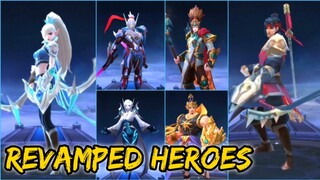 ALL UPCOMING REVAMPED HEROES UPDATE | MOBILE LEGENDS