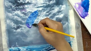 看着像在画画，其实是在施法