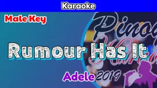 Rumour Has It by Adele (Karaoke : Male Key)