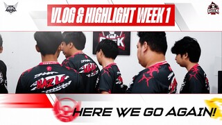 WEEK PERTAMA SUASANANYA YANG SERU! TAPI HASILNYA KURANG SERU😞 - VLOG & HIGHLIGHT WEEK 1 MPL ID S13