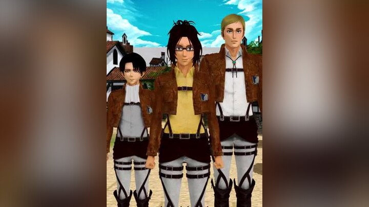 Hi i'm hange animasiaot AttackOnTitan fyp viral trending animasi animation hiimdory