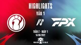 IG vs FPX | Highlights - Game 1 | Tuần 2 Ngày 1 | LPL Mùa Hè 2022