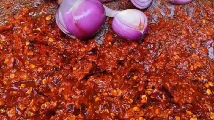 ঝাল মরিচ ভর্তা কানজির ঝাউ 🌶️😛