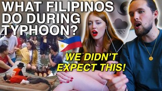 Crazy Filipino's During Typhoon! BAGYO KA LANG, PINOY KAMI Reaction