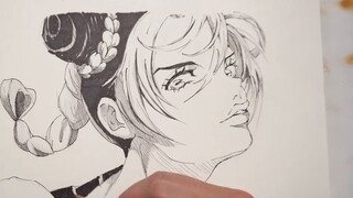 [Chatting while drawing] Why are there fewer and fewer videos of people drawing normally with a pen?