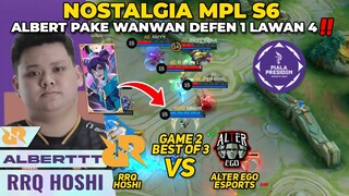 SUMPAH NOSTALGIA GRANDFINAL MPL S6 ‼️ ALBERT PAKE WANWAN 1 VS 4 - PIALA PRESIDEN RRQ VS AE GAME 2