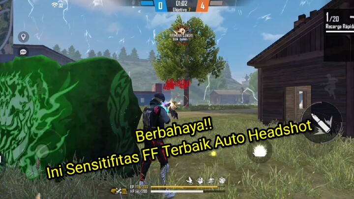 Berbahaya!! Ini Sensitifitas Auto Headshot Terbaik Free Fire