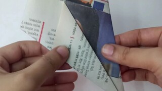 DIY Kite Paper Origami with Newspaper