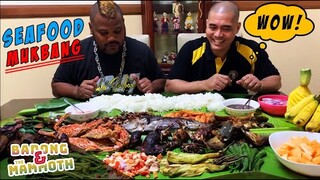 MUKBANG FILIPINO INIHAW AND SEAFOOD SPECIAL | Boodle Style